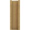 Ekena Millwork 6-in W x 18-in D x 18-in H Funston Slat Rough Cedar Woodgrain TimberThane Outlooker, Primed Tan OUTUR060X18X18FST24RCPR - alternate 4
